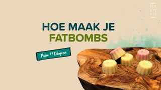 HOE MAAK JE FAT BOMBS  VET BOM Glutenvrij en suikervrije snacks [upl. by Fauver]