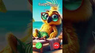 Tourist Parrot Call 🦜 funny call cartoon animal birds parrot baby cute kids shorts [upl. by Duvall]