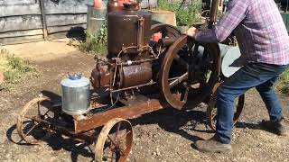 Stickney 3 hp petrol engine video 61 from Jason Tysoe engine collection [upl. by Botti]