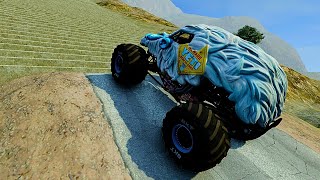 Yeti Monster Jam Epic Racing Stunts and Destruction BeamNGdriv [upl. by Vania]