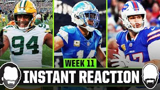 NFL Week 11 Instant Reaction Show [upl. by Unders]