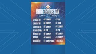 RodeoHouston unveils genre calendar for 2024 Star Entertainer lineup [upl. by Naryt]