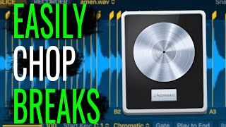 How EASILY to chop Breaks amp Samples  Logic Pro X Quick Sampler Tutorial [upl. by Estele]