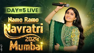 🔴 LIVE  Geeta Rabari  Mumbai Day 5 Live  Navratri 2024 Live  Navratri Garba [upl. by Pubilis142]