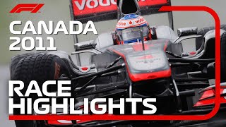 2011 Canadian Grand Prix Race Highlights [upl. by Channa]