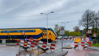 Spoorwegovergang Castricum  Dutch railroad crossing [upl. by Latham]