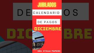 JUBILADOS Y PENSIONADOS CALENDARIO DE PAGOS DE DICIEMBRE2024 CON AGUINALDO Y bonojubilados [upl. by Iuq]