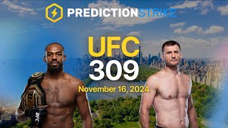 PredictionStrike UFC Podcast UFC 309 Jones vs Miocic [upl. by Dodd278]