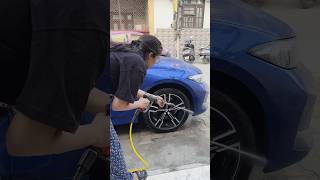 First car wash at home😛 with agaro car washer 🚙 agaro carwasher gimaashi Shorts [upl. by Okire]