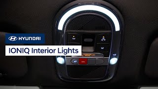 Interior Lights  IONIQ  Hyundai [upl. by Inaffit]