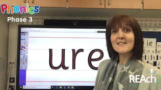 Phonics Phase 3  Session 17 ure [upl. by Danella495]