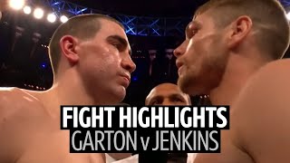 Johnny Garton v Chris Jenkins official fight highlights  Brilliant British title fight [upl. by Tj979]