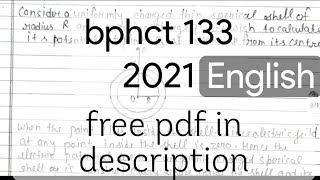 bphct 133 solved assignment 202021 in English [upl. by Assirialc917]