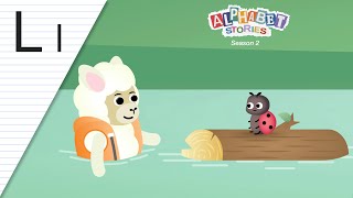 English Alphabet Stories  This is the letter L  Preschool Learning [upl. by Atinek848]