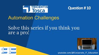 Challenge 10 Mastering TOSCA Automation Testing  TOSCA Obstacles [upl. by Yraht]