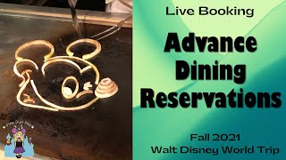 Disney World Advance Dining Reservation Booking amp Modifications Live LookIn  WDW ADR Tips amp Tricks [upl. by Duyne]