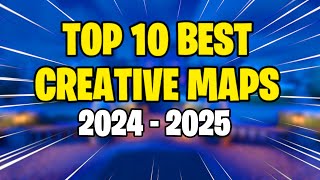 Top 10 BEST Fortnite Creative Maps To PLAY WITH FRIENDS 2024  2025 [upl. by Amitie407]