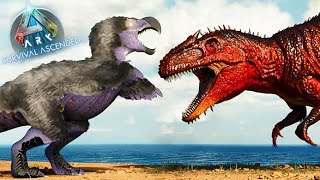 TAMEABLE DODOREX vs GIGACARCHAR and TITANOSAUR  Ark Ascended Battle Ep11 [upl. by Woolson389]