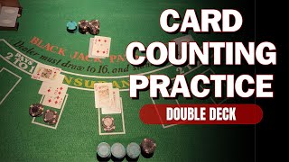 Card Counting Practice with Double Deck Blackjack [upl. by Gnouhp]