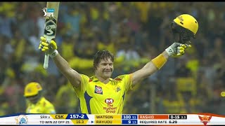 CSK vs SRH IPL Final Match Full Highlights  IPL 2018 CSK vs SRH Full Match Highlights  watson [upl. by Gilles]