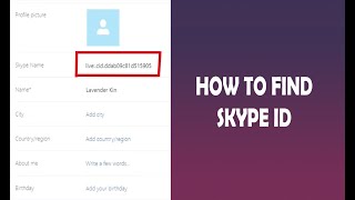 How to find Skype ID Easy Solution [upl. by Nelram]