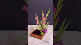 Pink Gladiolus Making a Flower Arrangement [upl. by Ludovick]