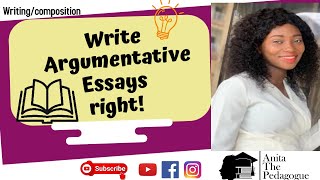 Write Argumentative Essays Right BECE WASSCE Persuasivewriting learnenglish [upl. by Annej266]