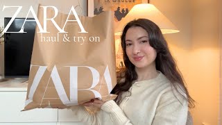 Zara Haul amp Try On [upl. by Ahseim]