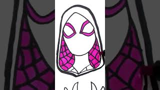 🔴🔴 HOW TO DRAW SpiderMan across the spiderverse  faces logos spiderman drawings coloring [upl. by Spearman373]