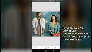 How to do selective blurring in Snapseed Snapseed Tutorial1 by Ravlo [upl. by Anelrad629]