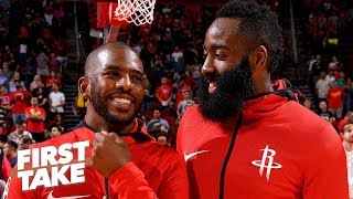 James Harden Rockets have no reason to change how they play  Max Kellerman  First Take [upl. by Nyer]