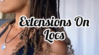 I Added Extensions On My Locs [upl. by Elatsyrc]