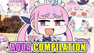 MINATO AQUA COMPILATION【Hololive Animation｜Eng sub】 [upl. by Naegem142]