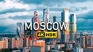 MOSCOW City In 4K HDR  The Timeless Charm and Beauty In Russia [upl. by Arod]