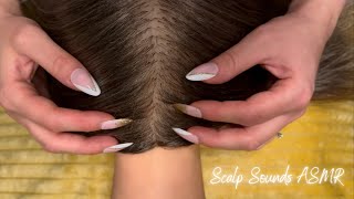 ASMR Upclose Scalp Sounds amp Hair Triggers  Hair Brushing Scratching Parting Attention Jade Comb [upl. by Bart]