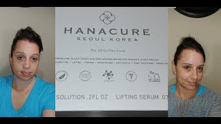 HANACURE Face Mask Testing amp Review  Does it really work Instant Face Lift  Before and After [upl. by Tloc687]