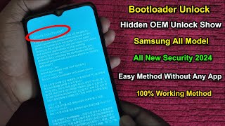 Samsung Bootloader Unlock All Model OEM Unlock  Bootloader Unlock Samsung PhoneOEM Unlock Samsung [upl. by Cerelly]