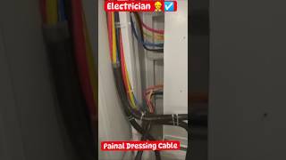 Main Painal Cable Dressing Fittings 🤯▶️  Cable Connecting electrical [upl. by Assirrem101]