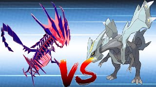 Pokemon Kyurem amp Zekrom amp Reshiram vs Eternatus amp Zacian amp Zamazenta [upl. by Northey]