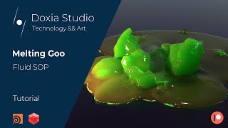 Houdini 195 Tutorial Melting Goo Viscosity Fluid sim [upl. by Cohn138]