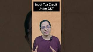 Input Tax Credit under GST meaning in Hindi  what is input tax and output tax in GST ytshorts [upl. by Ahsiekar]