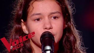 Serge Lama  Je suis malade  Lizzie  The Voice Kids 2024  Auditions à laveugle [upl. by Hayn]