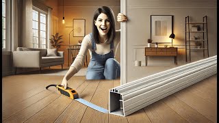 🏠 Heonay Flexible Baseboard Molding Trim  Best Vinyl Baseboard Molding Self Adhesive 🏠 [upl. by Aivan14]