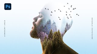 Double Exposure Photoshop Tutorial v10 [upl. by Arrekahs]