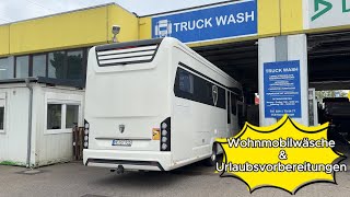 Wir wurden an der Waschstraße abgewiesen 😑  Urlaubsvorbereitungen im Wohnmobil [upl. by Linell158]