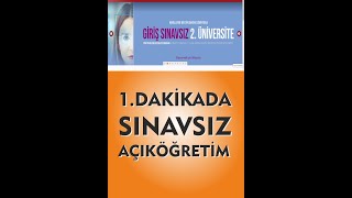 1 Dakikada Sınavsız 2Üniversite Nedir AÖF shorts [upl. by Solange]