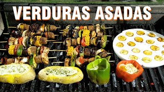 BROCHETAS DE VERDURAS A LA PARRILLA 🔥 Especial Año Nuevo [upl. by Ataynik]