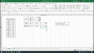 Pratikum Mentukan Kuartil Desil dan Persentil Data Tunggal dan Kelompok di Ms Excel [upl. by Shawna]