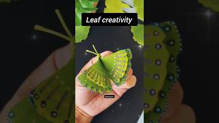 Leaf creativity shortsshorttrending [upl. by Leissam210]