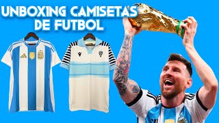 UNBOXING DE 10 CAMISETAS DE FUTBOL DE LA TEMPORADA 202425 [upl. by Eyoj]